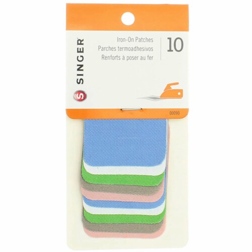 SINGER® Iron-On Patches Perspective: front