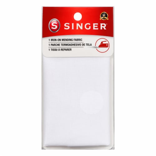 SINGER® Iron-On Mending Fabric - White Perspective: front