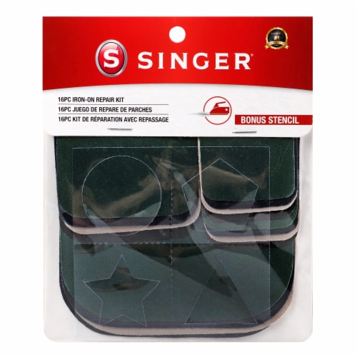 SINGER® Iron-On Repair Patch Kit, 16 pc - Fred Meyer