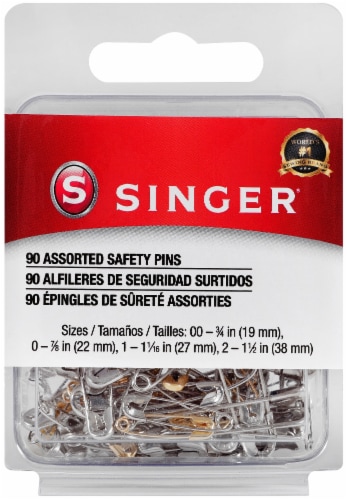 SINGER Assorted Safety Pins, 90 ct - Fry's Food Stores