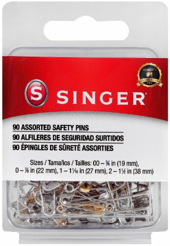 SINGER® Assorted Safety Pins Perspective: front