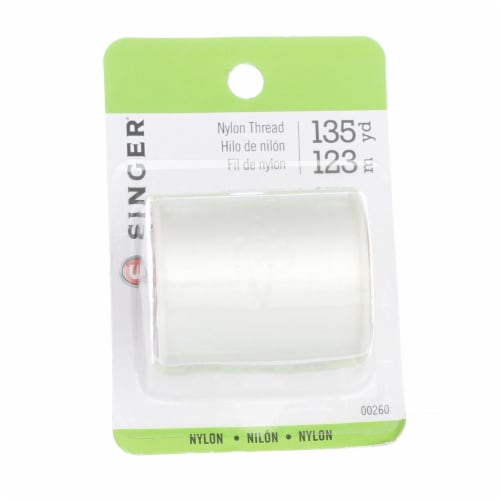 Singer 260 Nylon Thread 135 Yards-Clear Perspective: front