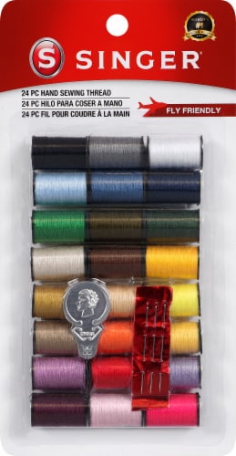 SINGER® Polyester Hand Sewing Thread - Assorted Perspective: front