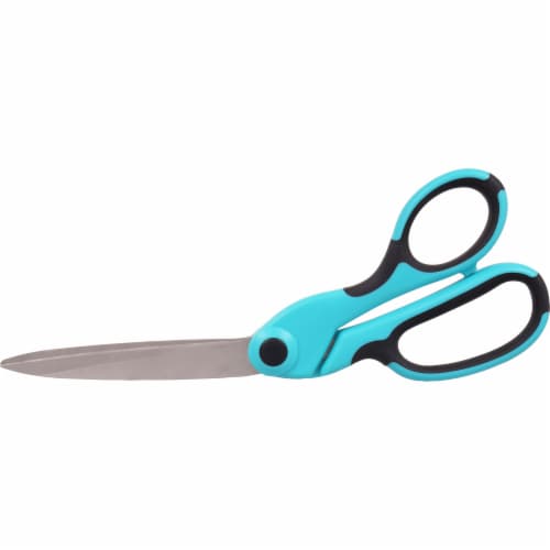 SINGER® Sew Pro ProSeries Heavy Duty Bent Scissors - Blue Perspective: front