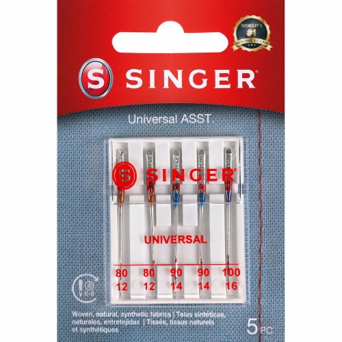 SINGER® Regular Point Needles Perspective: front