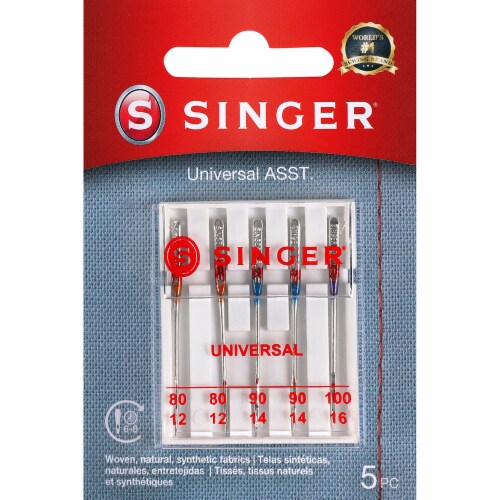 SINGER® Regular Point Needles Perspective: front
