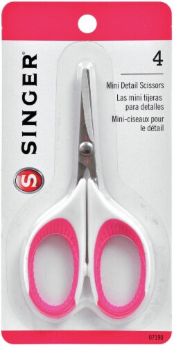 Singer® Comfort Grip Craft Mini Detail Scissors Perspective: front