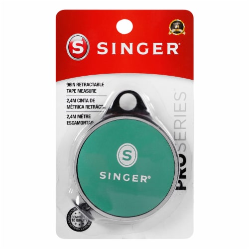 Singer ProSeries Retractable Pocket Tape Measure - Teal 96 in