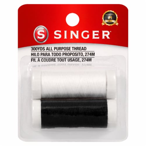 SINGER® All Purpose Thread - Black / White, 2 ct - Kroger