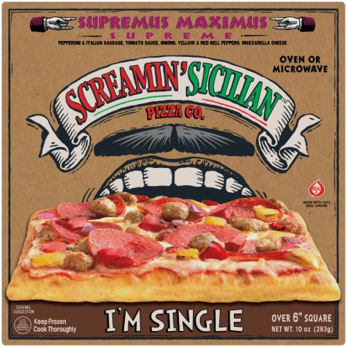 Screamin’ Sicilian Supreme Maximus Single Serve Frozen Pizza