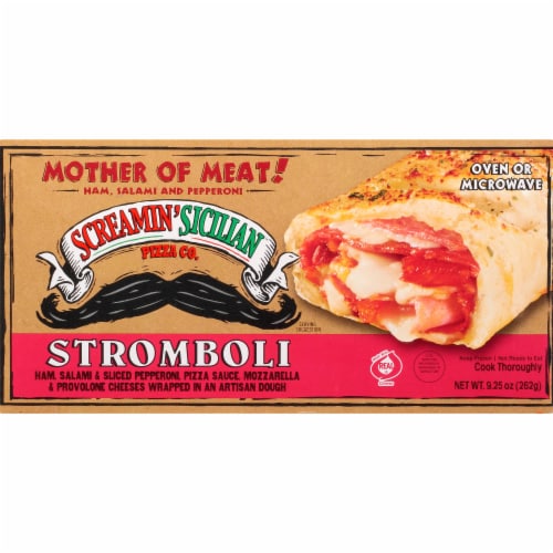 Screamin' Sicilian™ Mother of Meat! Stromboli Perspective: front