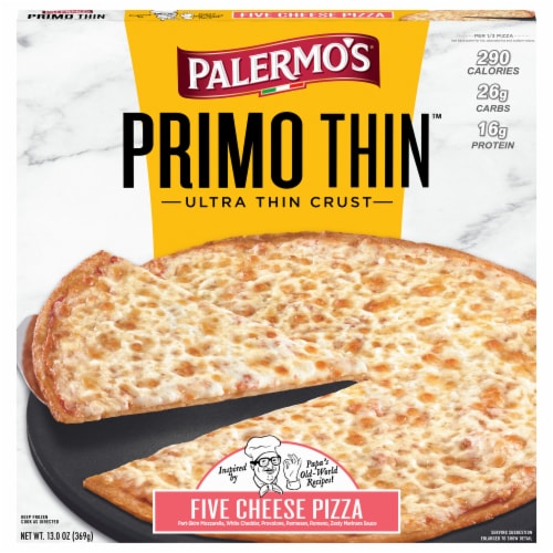 Palermo's® Primo Thin™ Cheese Lovers Frozen Pizza Perspective: front