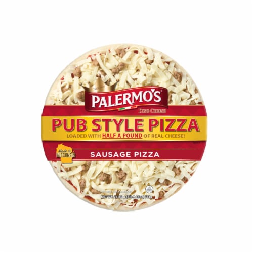 Palermo's® King Cheese Pub Style Sausage Frozen Pizza Perspective: front