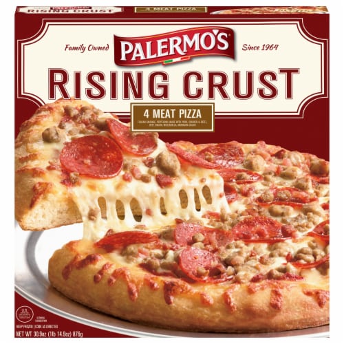 Palermo's® Rising Crust 4 Meat Pizza Perspective: front