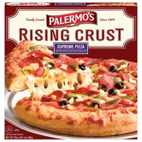 Palermo's® Frozen Supreme Rising Crust Pizza Perspective: front