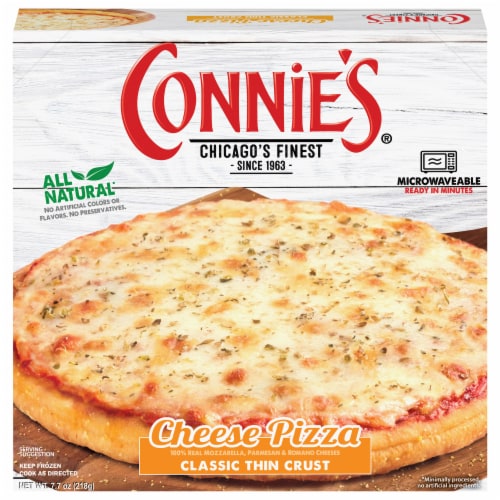 Connie's® Cheese Classic Thin Crust Frozen Pizza Perspective: front