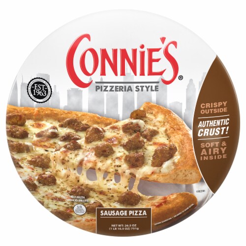 Connie's® Pizzeria Style Sausage Frozen Pizza Perspective: front