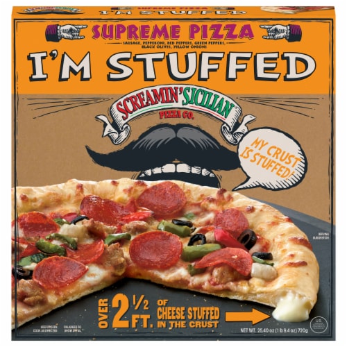 Screamin' Sicilian™ Supreme Stuffed Crust Frozen Pizza Perspective: front