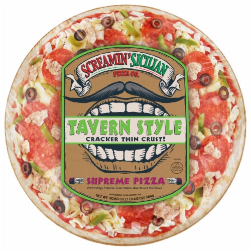 Screamin' Sicilian® Tavern Supreme Frozen Pizza Perspective: front