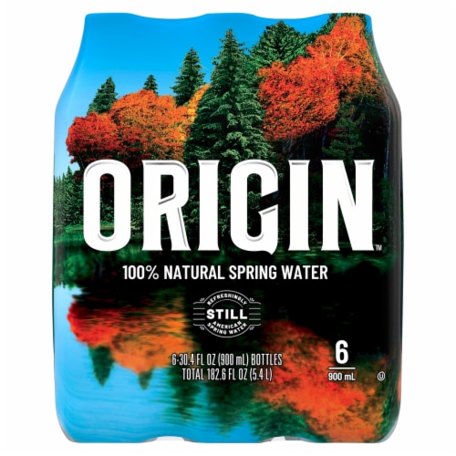 Origin™ 100% Natural Spring Bottled Water Perspective: front