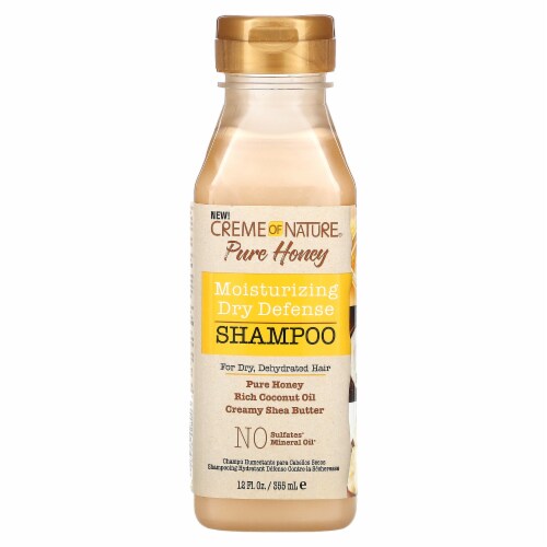 Creme of Nature Pure Honey Moisturizing Dry Defense Shampoo, 12 fl oz