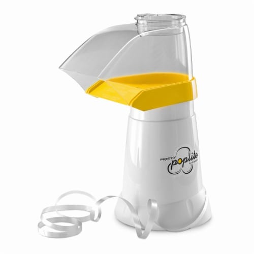 Presto PopLite Hot Air Corn Popper - White Perspective: front