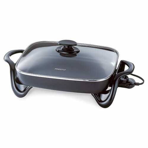Presto® Covered Electric Skillet - Black Perspective: front
