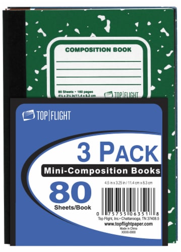 Top Flight Mini Composition Books Perspective: front