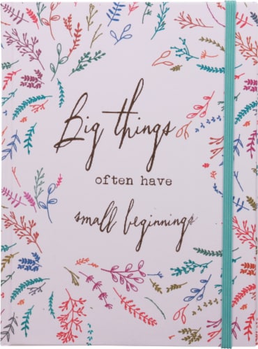 Top Flight Large Hardcover Journal - Floral Perspective: front