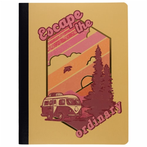 Top Flight Uptown Girl Composition Book - Colors May Vary - 80 Sheets Perspective: front