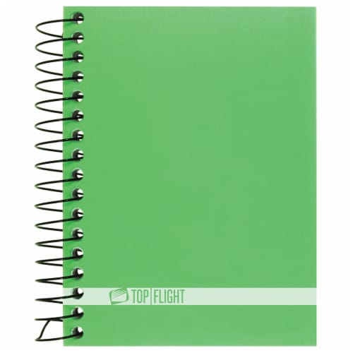 Top Flight Boss Narrow Rule Wire Bound Notebook - 180 Sheets Perspective: front