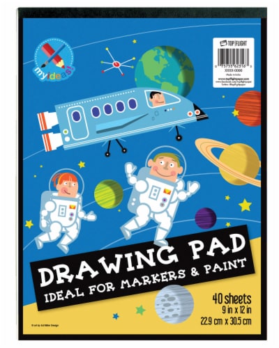 Top Flight Drawing Pad Perspective: front