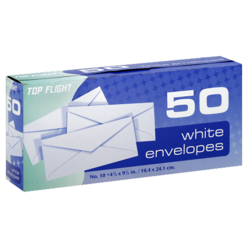 Office Works Envelopes - White Perspective: front