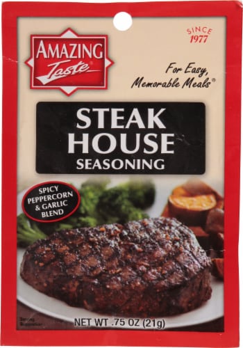 Amazing Taste Steak House Seasoning Perspective: front
