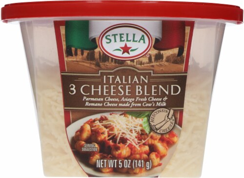 Stella® Italian 3 Cheese Blend Shredded Cheese Cup