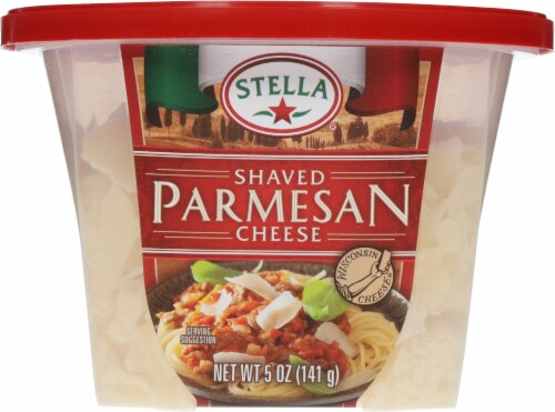 Stella® Shaved Parmesan Cheese Cup Perspective: front