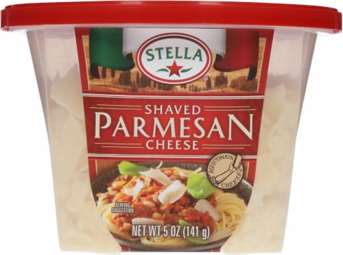 Stella® Shaved Parmesan Cheese Cup Perspective: front