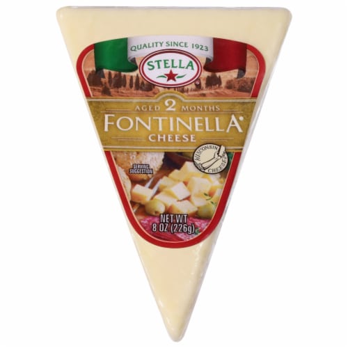 Stella® Fontinella® Cheese Wedge Perspective: front