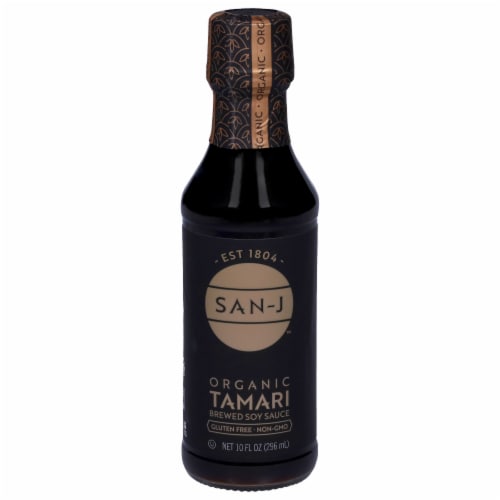 San-J Organic Tamari Soy Sauce Perspective: front