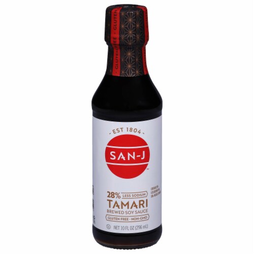 San J Tamari Soy Sauce Perspective: front