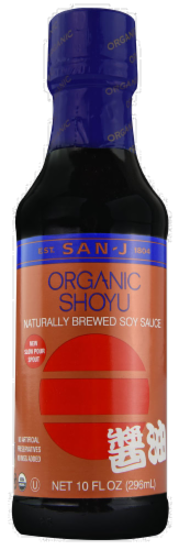 San-J Organic Shoyu Soy Sauce Perspective: front