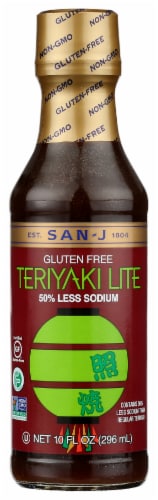 San-J Gluten Free Teriyaki Lite Sauce Perspective: front