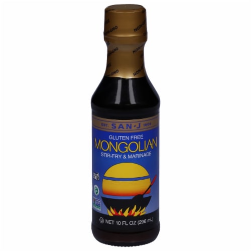 San-J Mongolian Beef Stir-Fry & Marinade Perspective: front