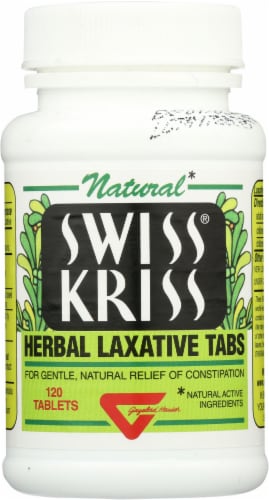 Swiss Kriss® Herbal Laxative Tabs Perspective: front