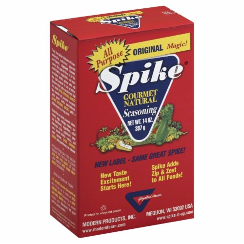 Spike Gourmet Natural Seasoning Perspective: front