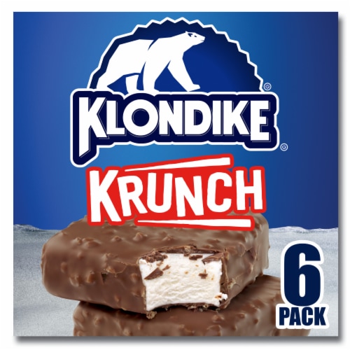 Klondike Krunch Frozen Dairy Dessert Bars Perspective: front