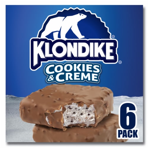 Klondike Oreo Cookies & Cream Ice Cream Bars 6 Count