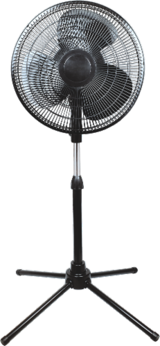 Comfort Zone Oscillating Pedestal Fan Black 16 In Mariano S