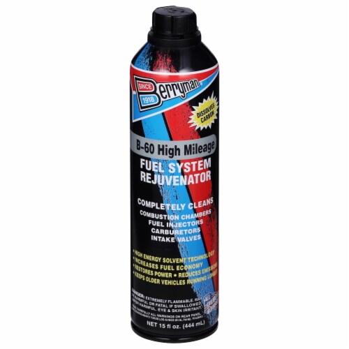 Berryman B-60 High Mileage Fuel System Rejuvenator Perspective: front