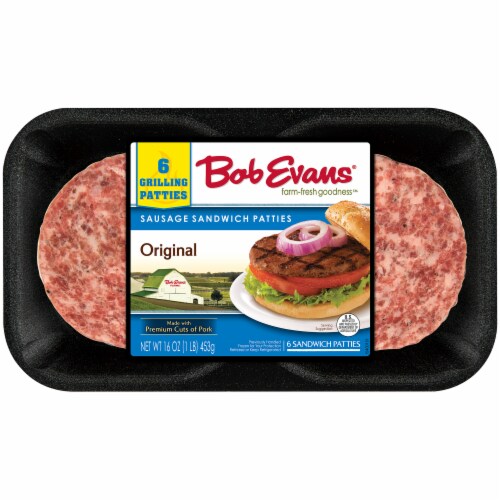 Bob Evans® Original Sausage Sandwich Patties Perspective: front